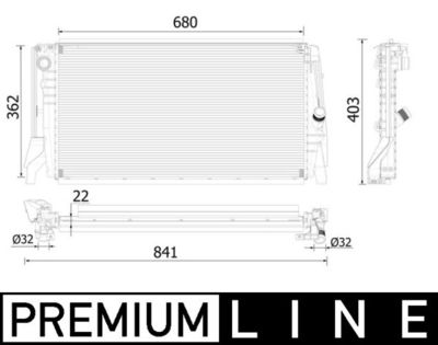 Radiateur - CR2316000P - MAHLE