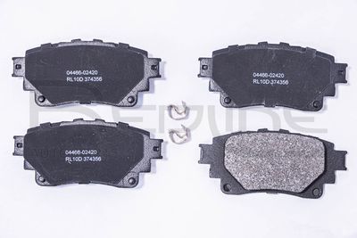 RED-LINE 27TO109 Тормозные колодки и сигнализаторы для TOYOTA RAV 4 V (_A5_, _H5_) 2.5 VVTi AWD (AXAA54)