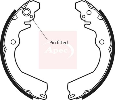 APEC Brake Shoe Set SHU544