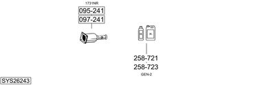 Układ wydechowy BOSAL SYS26243