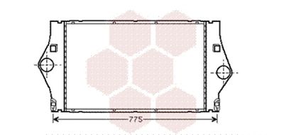 Интеркулер VAN WEZEL 43004447 для RENAULT VEL