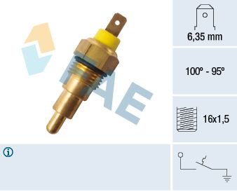 Термовыключатель, вентилятор радиатора FAE 37740 для MITSUBISHI STARION