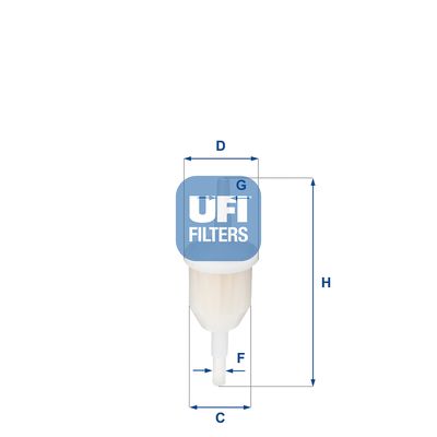 Топливный фильтр UFI 31.009.00 для DACIA 1310