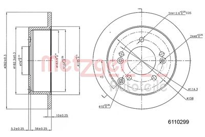 Brake Disc 6110299