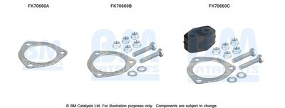 Монтажен комплект, изпускателна тръба BM Catalysts FK70660
