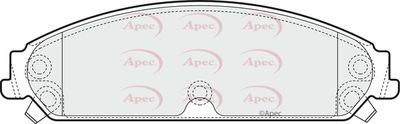 Brake Pad Set APEC PAD1557