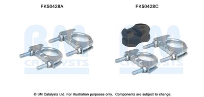 Zestaw montażowy, rura wydechowa BM CATALYSTS FK50428