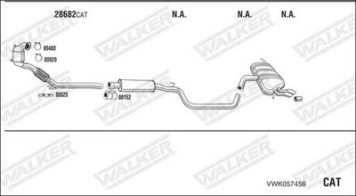 SISTEM DE ESAPAMENT WALKER VWK057456