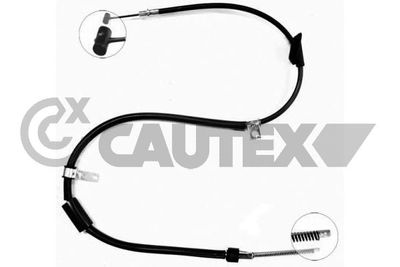 Тросик, cтояночный тормоз CAUTEX 762648 для SUZUKI SWIFT