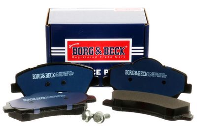 комплект спирачно феродо, дискови спирачки BORG & BECK BBP2442