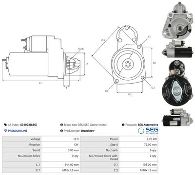 STARTER AS-PL S01002SEG 4