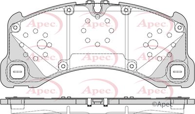 Brake Pad Set APEC PAD2411