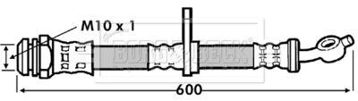 Brake Hose Borg & Beck BBH7244