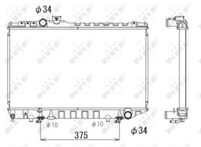Kylare, motorkylning NRF 53334