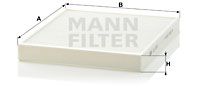 MANN-FILTER CU 2757 Фильтр салона  для CHEVROLET ZAFIRA (Шевроле Зафира)