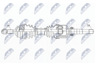 Wał napędowy NTY NPW-CT-135