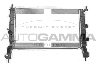 Радиатор, охлаждение двигателя AUTOGAMMA 107236 для OPEL MERIVA
