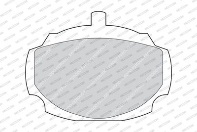 BREMSBELAGSATZ SCHEIBENBREMSE FERODO FDB823 1