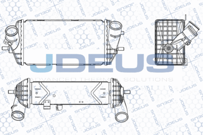 Интеркулер JDEUS M-854068A для HYUNDAI i20