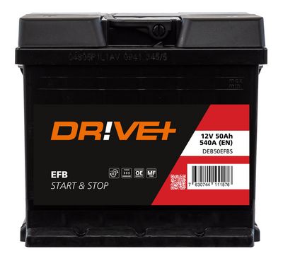 стартов акумулатор DR!VE+ DEB50EFBS