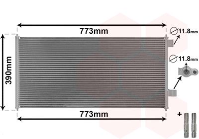 VAN WEZEL 18005361 Радиатор кондиционера  для FORD TRANSIT (Форд Трансит)