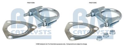 Монтажен комплект, изпускателна тръба BM Catalysts FK51124