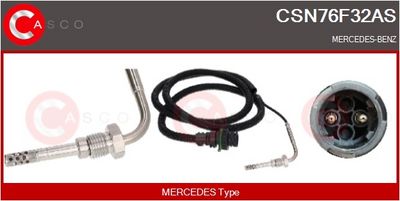 SENZOR TEMPERATURA GAZE EVACUARE CASCO CSN76F32AS