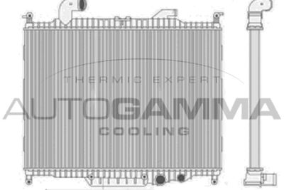 Радиатор, охлаждение двигателя AUTOGAMMA 107991 для LAND ROVER RANGE ROVER