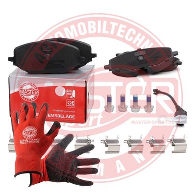 Zestaw klocków hamulcowych, hamulce tarczowe MASTER-SPORT GERMANY 13046151942N-SET-MSP