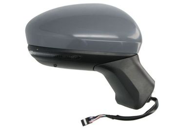 Zijspiegel Rechts (elektrisch, asferisch, met verwarming, under-coated, elektrisch opklapbaar, met indicator, met temperatuursensor) past: MITSUBISHI ASX II  RENAULT CAPTUR II, SYMBIOZ 11.19-
