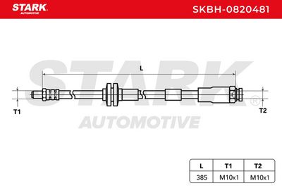 спирачен маркуч STARK SKBH-0820481