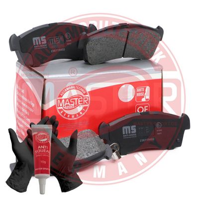 Sada brzdových platničiek kotúčovej brzdy MASTER-SPORT GERMANY Premium 236119402