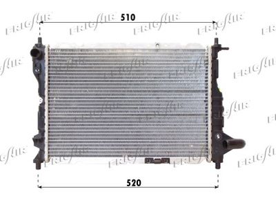 FRIGAIR 0131.3024 Радиатор охлаждения двигателя  для CHEVROLET MATIZ (Шевроле Матиз)