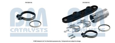 Монтажен комплект, филтър за прах/сажди BM Catalysts FK15011