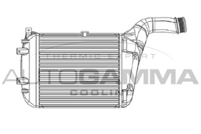 Интеркулер AUTOGAMMA 105367 для AUDI Q7