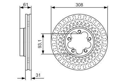 BREMSSCHEIBE BOSCH 0986479C99 4