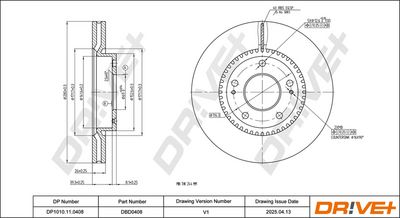 BREMSSCHEIBE DR!VE+ DP1010110408 2