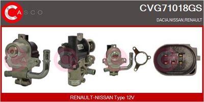 AGR-Ventil CASCO CVG71018GS