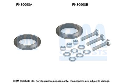 Монтажный комплект, катализатор BM CATALYSTS FK80008 для VW CADDY