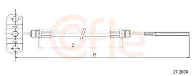 CABLU FRANA DE PARCARE
