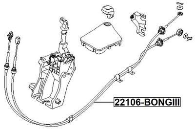 CABLU TRANSMISIE MANUALA FEBEST 22106BONGIII 1