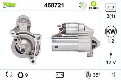 Rozrusznik VALEO 458721