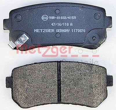 Brake Pad Set, disc brake 1170070