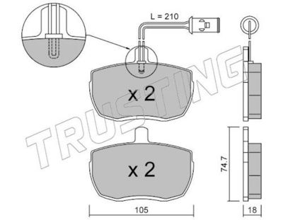 SET PLACUTE FRANA FRANA DISC TRUSTING 0182