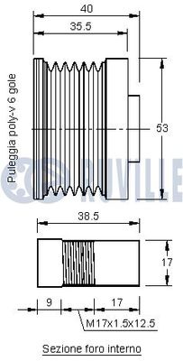 SISTEM ROATA LIBERA GENERATOR RUVILLE 542090 1
