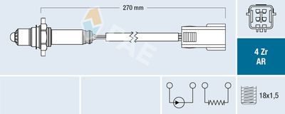 Sonda lambda FAE 75684