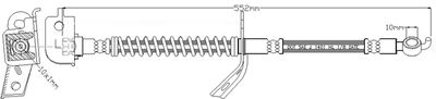 Brake Hose JURATEK JBH1215R