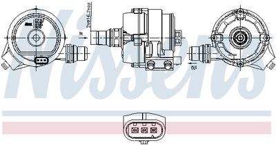 POMPă DE APă RăCIRE MOTOR NISSENS 831362 5