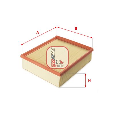Воздушный фильтр SOFIMA S 3195 A для RENAULT VEL