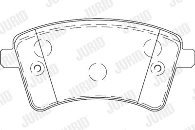 Brake Pad Set, disc brake 573414J